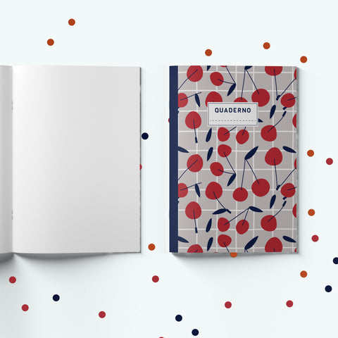 Quaderno piccolo A5 Cherries