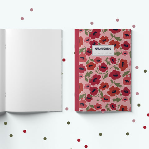 Quaderno piccolo A5 Poppy Pop