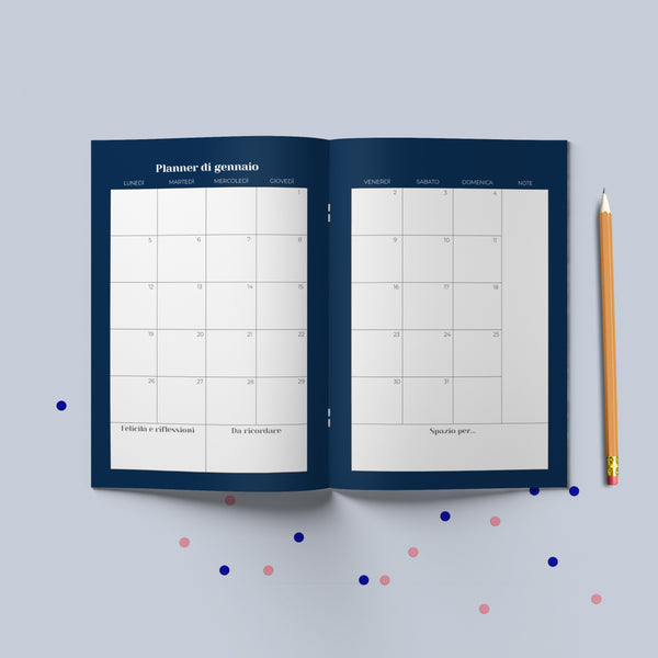 Planner mensile Light 2026