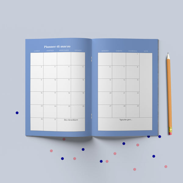 Planner mensile Light 2026