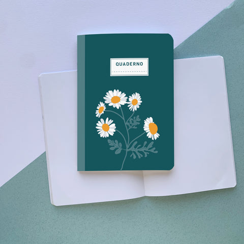 Quaderno piccolo A5 Margherite